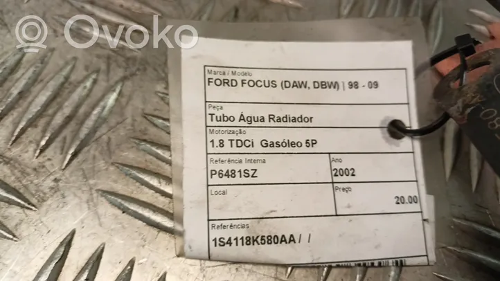 Ford Focus Przewód chłodzenia turbiny 