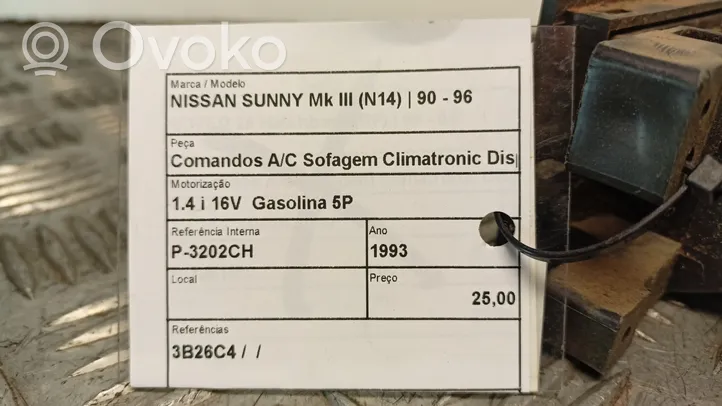 Nissan Sunny Steuergerät Klimaanlage 