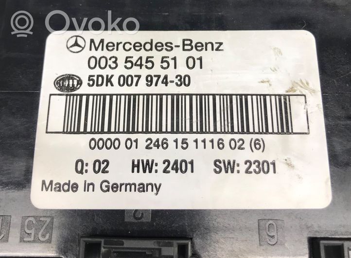 Mercedes-Benz C W203 Komforto modulis 0035455101