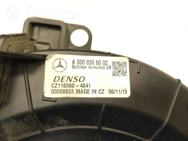 Mercedes-Benz Sprinter W907 W910 Pulseur d'air habitacle A0008308002