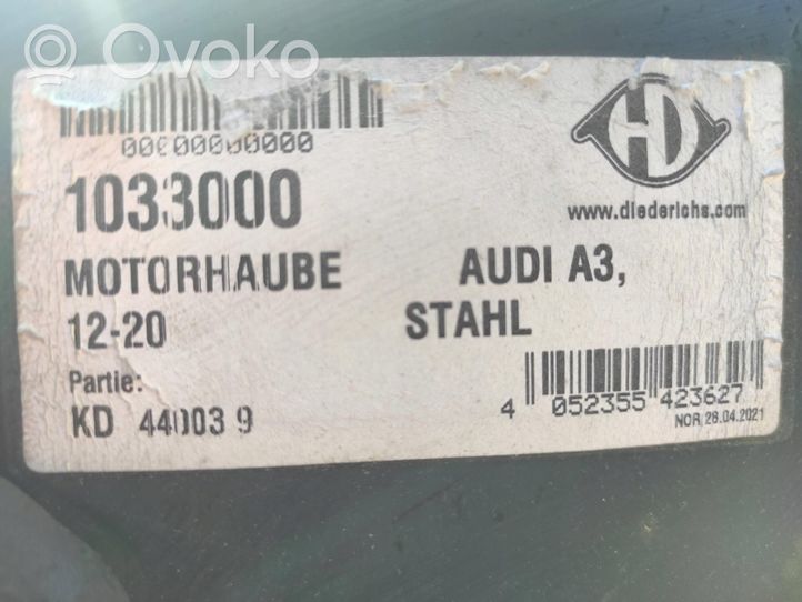 Audi A3 S3 8V Konepelti 1033000