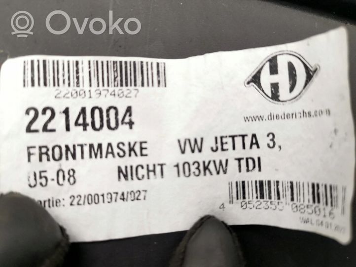 Volkswagen Jetta V Jäähdyttimen kehyksen suojapaneeli 2214004