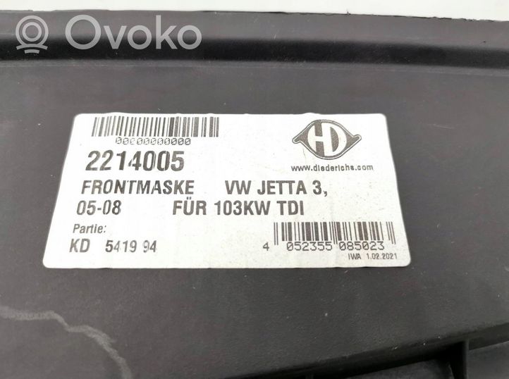 Volkswagen Jetta V Radiatoru panelis (televizors) 2214005