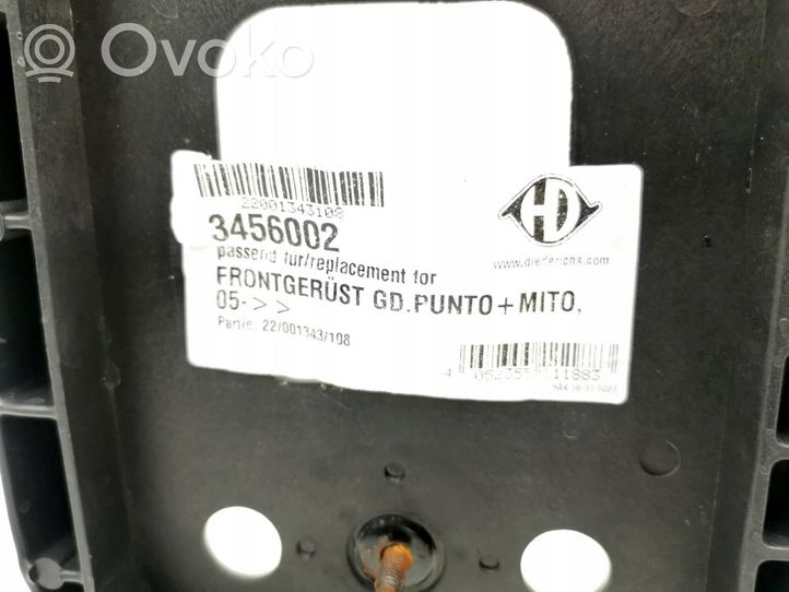 Fiat Grande Punto Jäähdyttimen kehyksen suojapaneeli 3456002