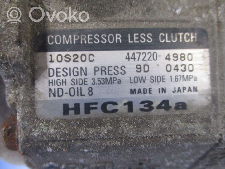 Chrysler Grand Voyager IV Compressore aria condizionata (A/C) (pompa) 447220-4980