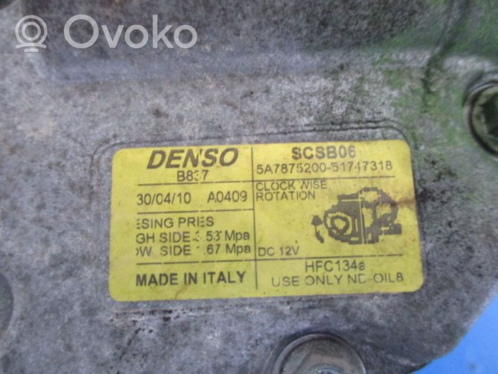 Ford Ka Compressore aria condizionata (A/C) (pompa) 51747318