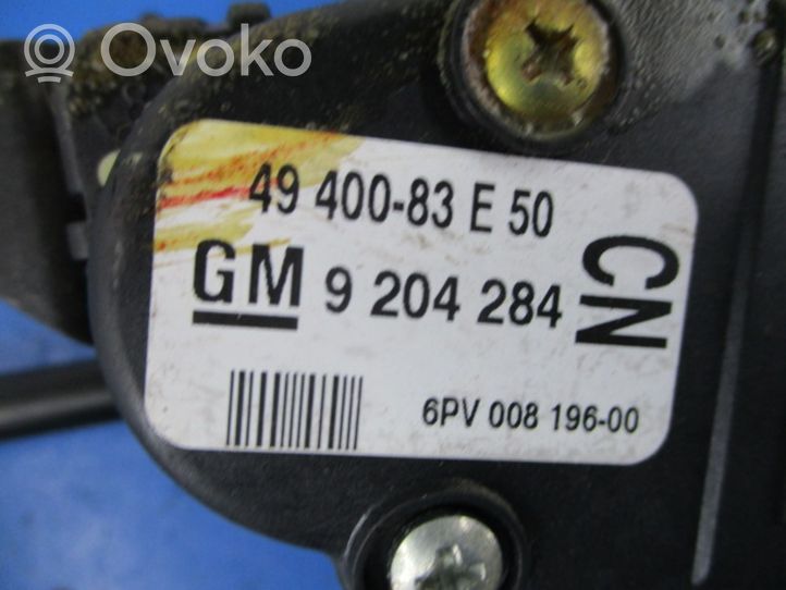 Opel Agila A Accelerator throttle pedal 9204284