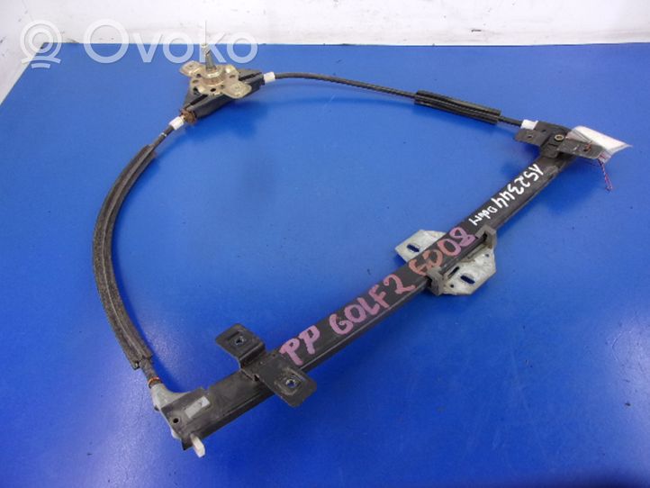 Volkswagen Golf II Front door window regulator with motor 