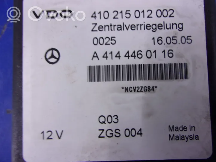 Mercedes-Benz Vaneo W414 Kiti prietaisai A4144460116