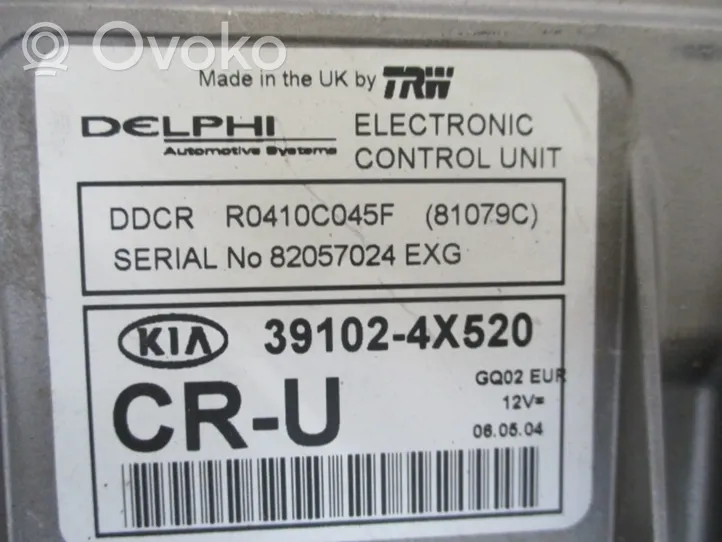 KIA Carnival Unité de commande, module ECU de moteur 