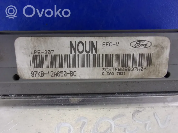 Ford Ka Unité de commande, module ECU de moteur 97KB-12A650-BC