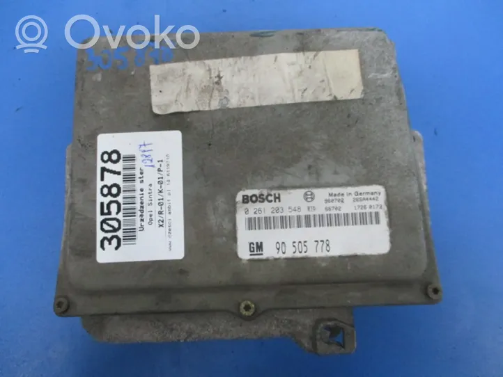 Opel Sintra Unité de commande, module ECU de moteur 