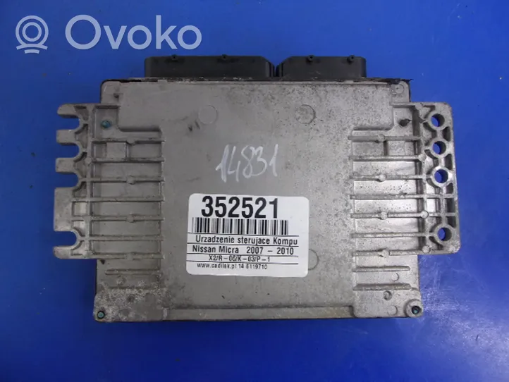 Nissan Micra Centralina/modulo motore ECU MEC37-300