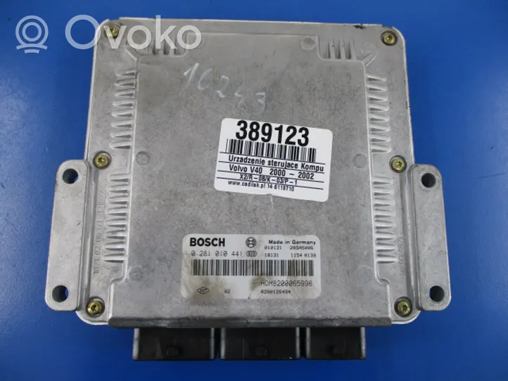 Volvo S40, V40 Unité de commande, module ECU de moteur 8200065996