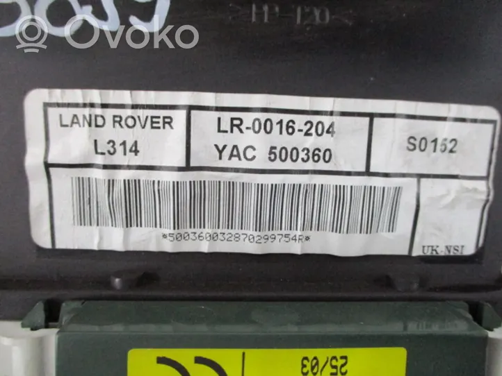 Land Rover Freelander Compteur de vitesse tableau de bord LR0016204