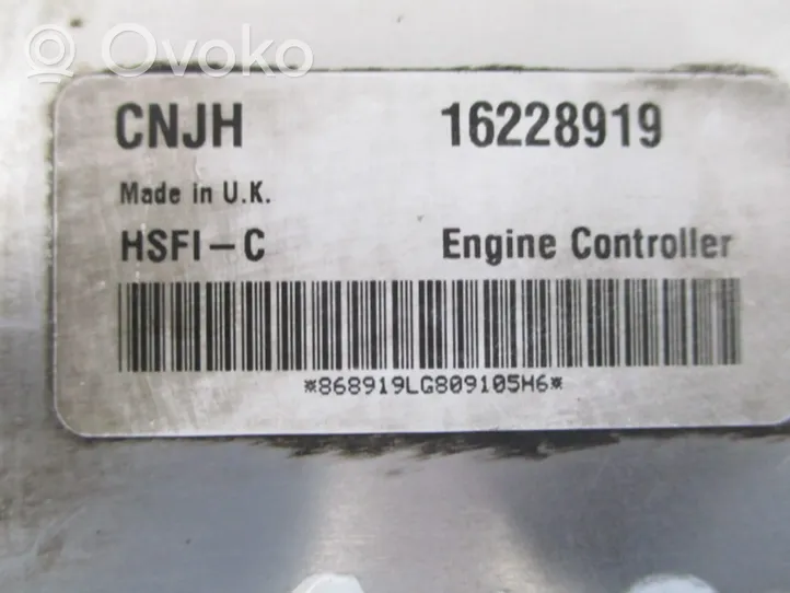 Opel Astra G Centralina/modulo motore ECU 16228919