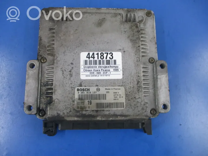 Citroen Xsara Picasso Unité de commande, module ECU de moteur 9635158480