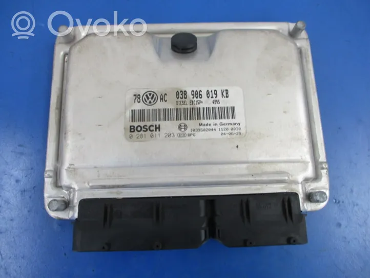 Volkswagen PASSAT B5.5 Galios (ECU) modulis 038906019KB