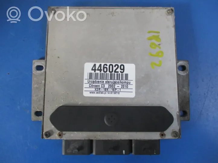 Citroen C3 Unité de commande, module ECU de moteur 9648568480