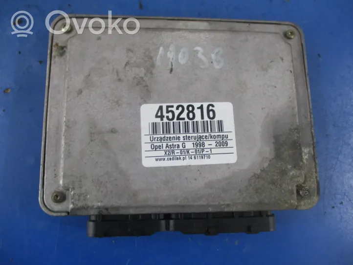 Opel Astra G Centralina/modulo motore ECU 90589736