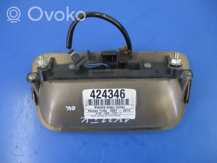 Nissan Tiida C11 Tailgate/trunk/boot exterior handle 