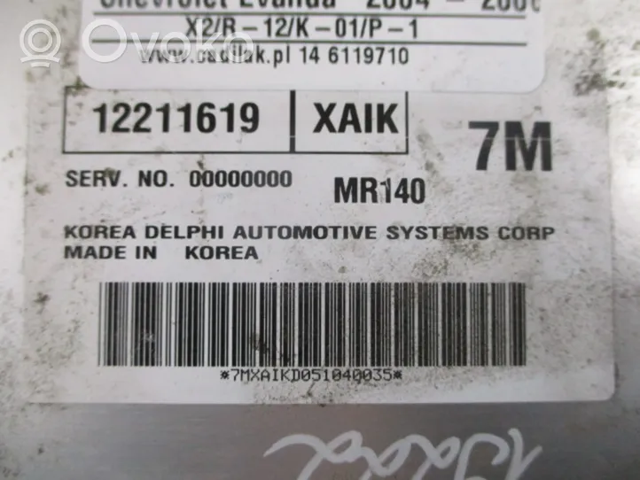 Chevrolet Evanda Motorsteuergerät ECU 12211619