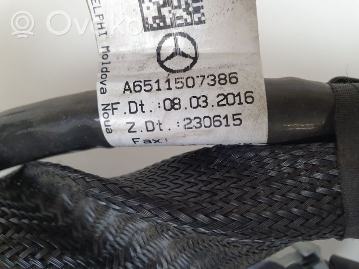 Mercedes-Benz GLA W156 Cablaggio per l’installazione del motore A6511507386