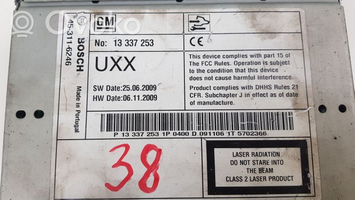 Opel Insignia A Unité de navigation Lecteur CD / DVD 