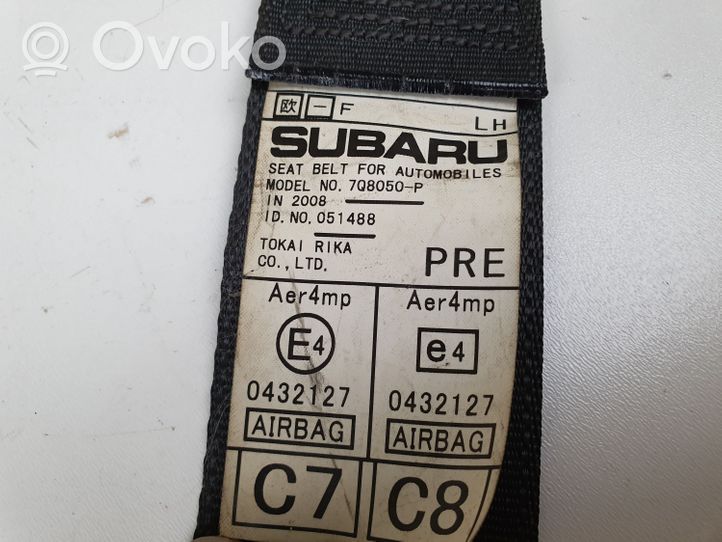 Subaru Legacy Cintura di sicurezza anteriore 