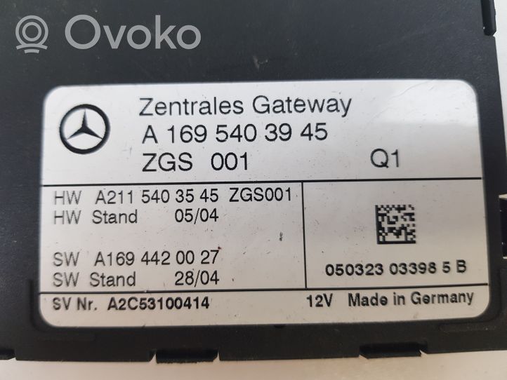 Mercedes-Benz A W169 Módulo de control Gateway 