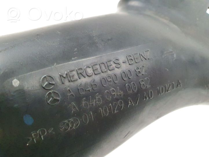 Mercedes-Benz E W211 Ilmanoton kanavan osa A6460940082