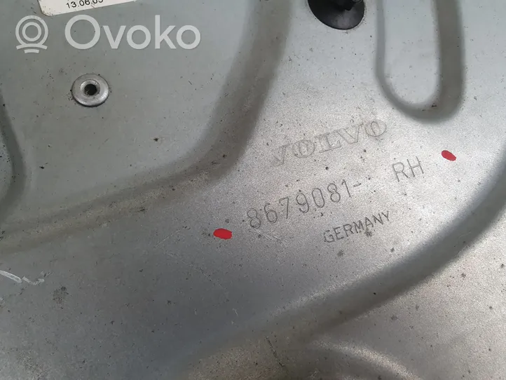 Volvo S40 Priekinis el. lango pakėlimo mechanizmas be varikliuko 