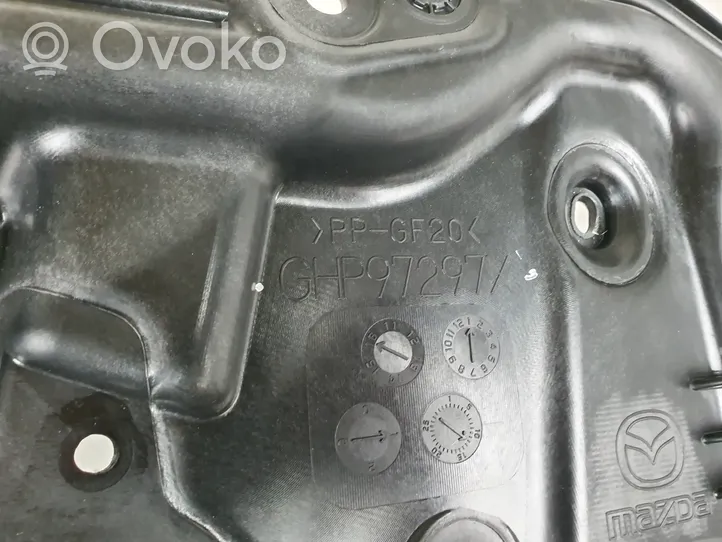 Mazda 6 Takaikkunan nostomekanismi ilman moottoria 