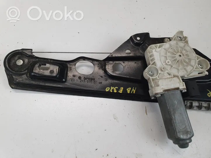 Mercedes-Benz E W211 Rear door window regulator with motor 