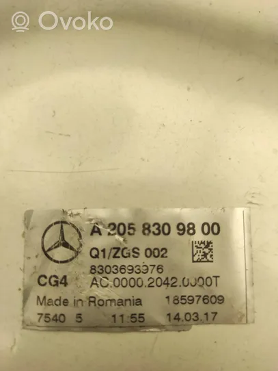Mercedes-Benz C AMG W205 Трубка (трубки)/ шланг (шланги) кондиционера воздуха A2058309800