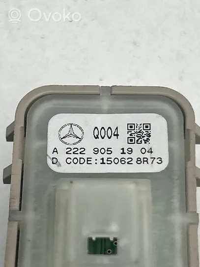 Mercedes-Benz E W213 Sähkötoimisen ikkunan ohjauskytkin A2229051904