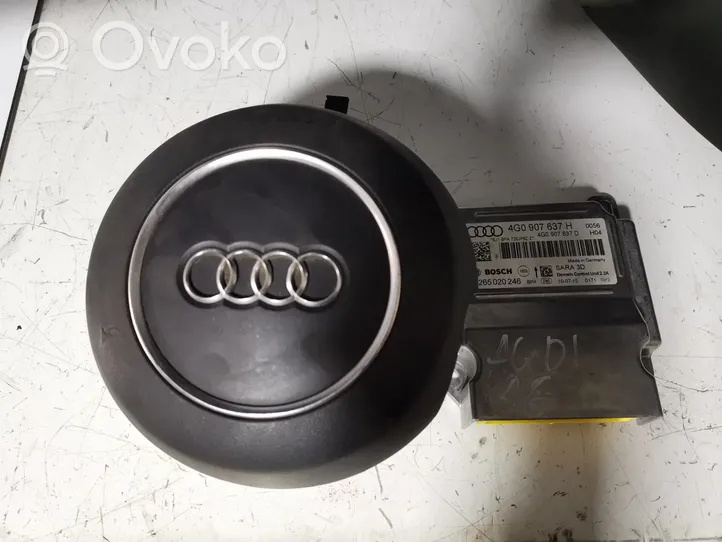 Audi A6 S6 C7 4G Oro pagalvių komplektas su panele 4G0880201P