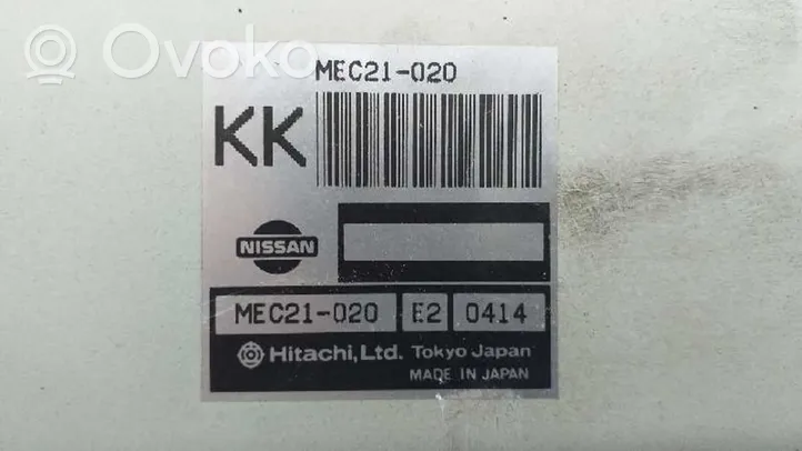Nissan Almera N16 Moottorin ohjainlaite/moduuli MEC21020