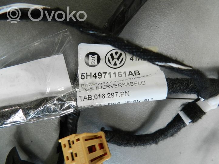 Volkswagen Golf VIII Faisceau de câblage de porte avant 5H4971161AB