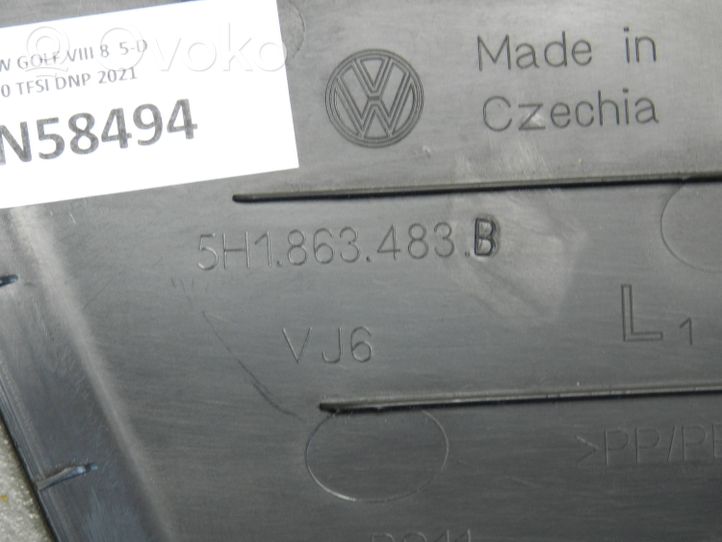 Volkswagen Golf VIII Muu sisätilojen osa 5H1863483B