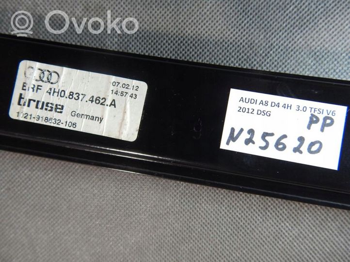 Audi A8 S8 D4 4H Elektryczny podnośnik szyby drzwi przednich 4H0837462A