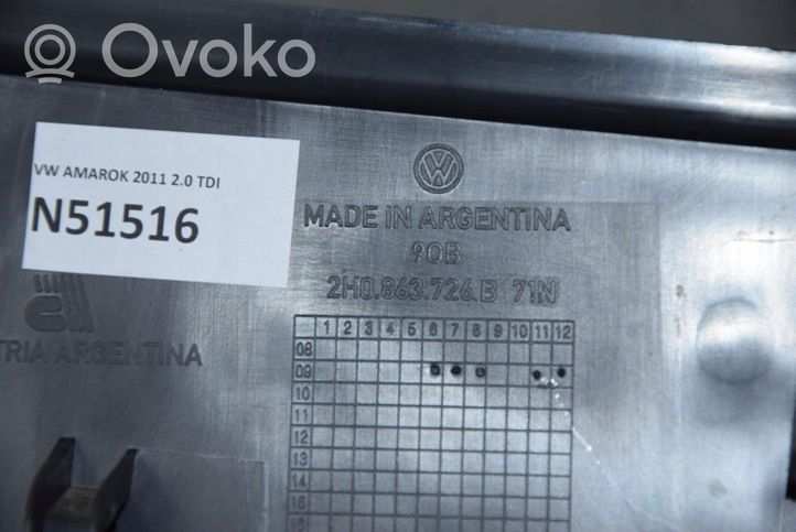 Volkswagen Amarok Etuoven kynnyksen suojalista 2H0863726B