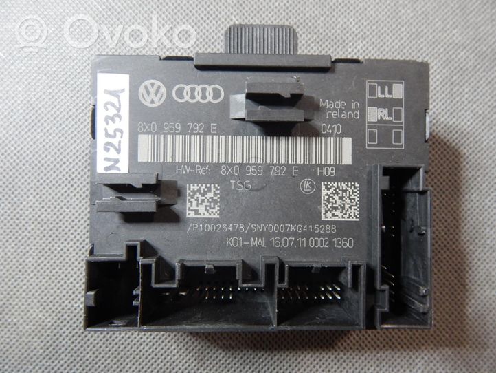 Audi Q3 8U Oven ohjainlaite/moduuli 8X0959792E