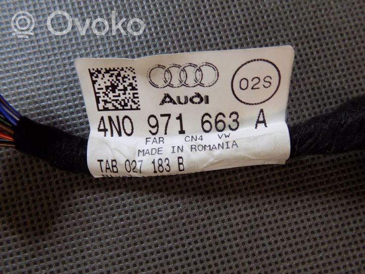 Audi A8 S8 D5 Inna wiązka przewodów / kabli 4N0971663A