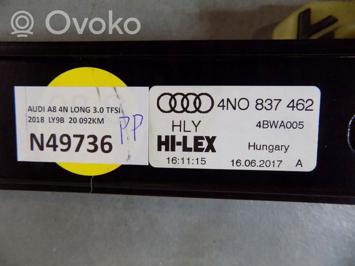 Audi A8 S8 D5 Elektryczny podnośnik szyby drzwi przednich 4N0837462