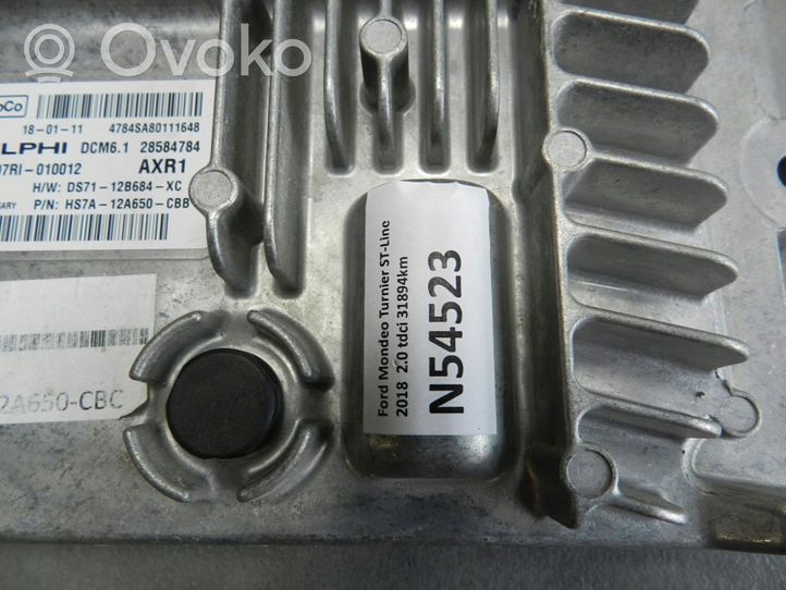 Ford Mondeo MK V Calculateur moteur ECU DS7112B684XC