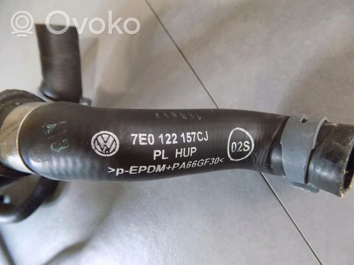 Volkswagen Transporter - Caravelle T6 Engine coolant pipe/hose 7E0122157BK