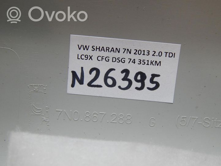 Volkswagen Sharan Rivestimento montante (C) 7N0867288G