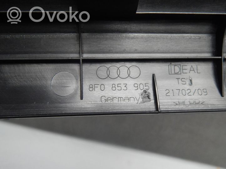 Audi RS5 Priekšējā sliekšņa dekoratīvā apdare (iekšējā) 8F0853905