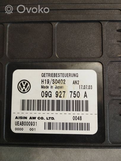 Volkswagen Golf V Centralina/modulo scatola del cambio 09G927750A